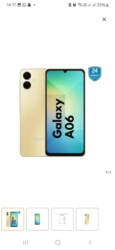 Samsung A06 64g+4