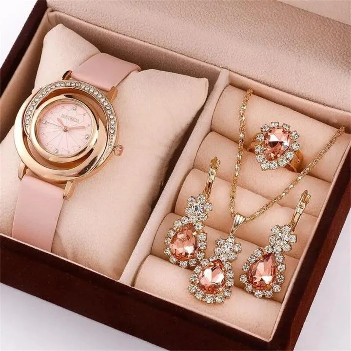 [190] Watch set with ladies watch