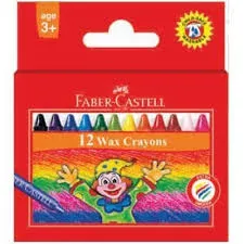 [398] WAX CRAYON 12PCS