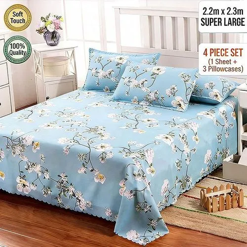 [515] FULL KING BEDSHEET 4 pieces